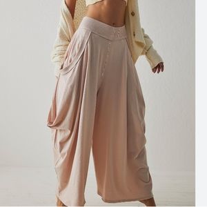 NWOT Free People Intimates Summer Slumbers Pant Rose Dust